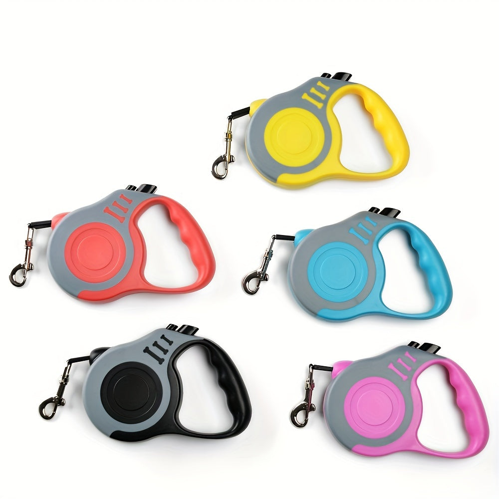 Heavy-Duty Dual-Button Retractable Dog Leash