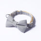 1pc Plaid Print Pet Adjustable Bow Tie Collar Necktie