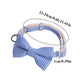 1pc Plaid Print Pet Adjustable Bow Tie Collar Necktie