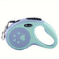 RetractablePaw Print Nylon Dog Leash