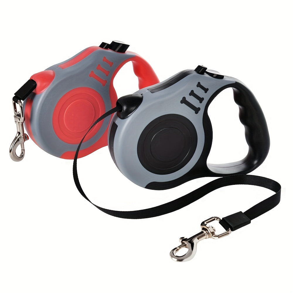 Heavy-Duty Dual-Button Retractable Dog Leash