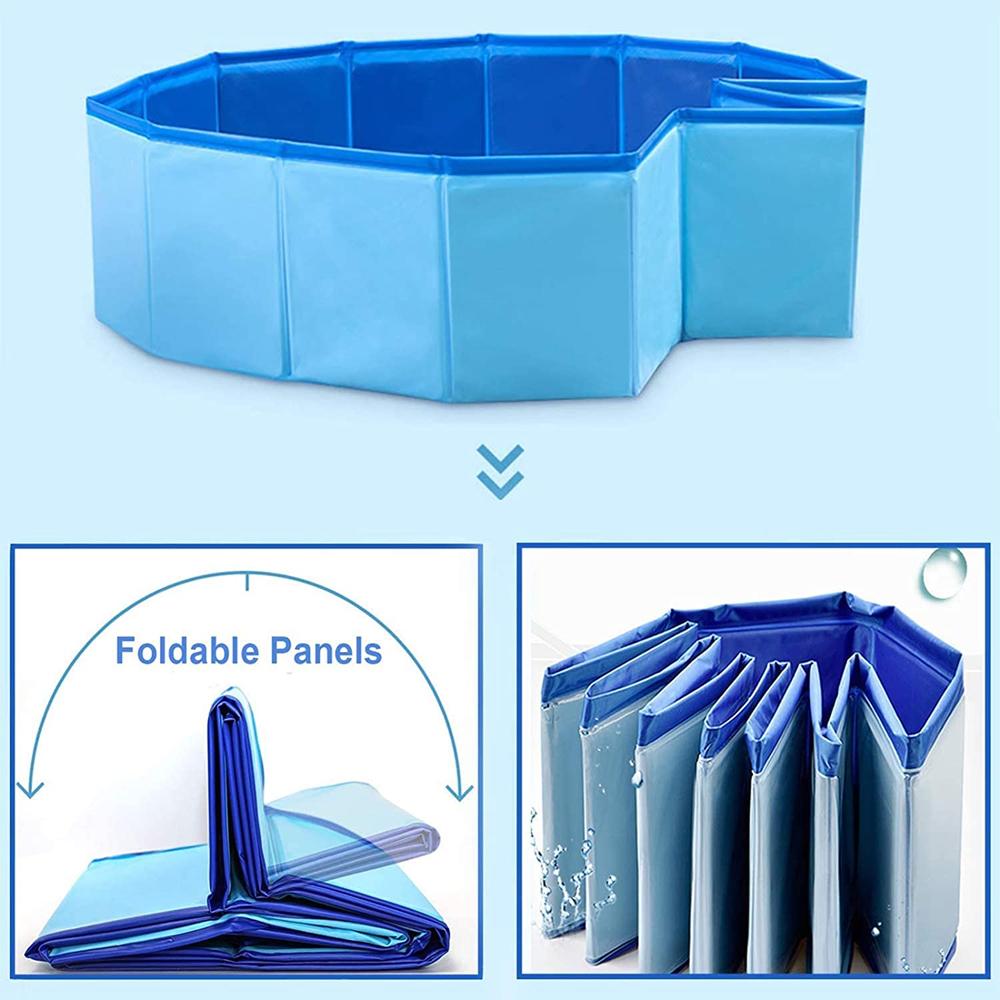 Foldable Pet Bath Outdoor Portable Swimming Pool