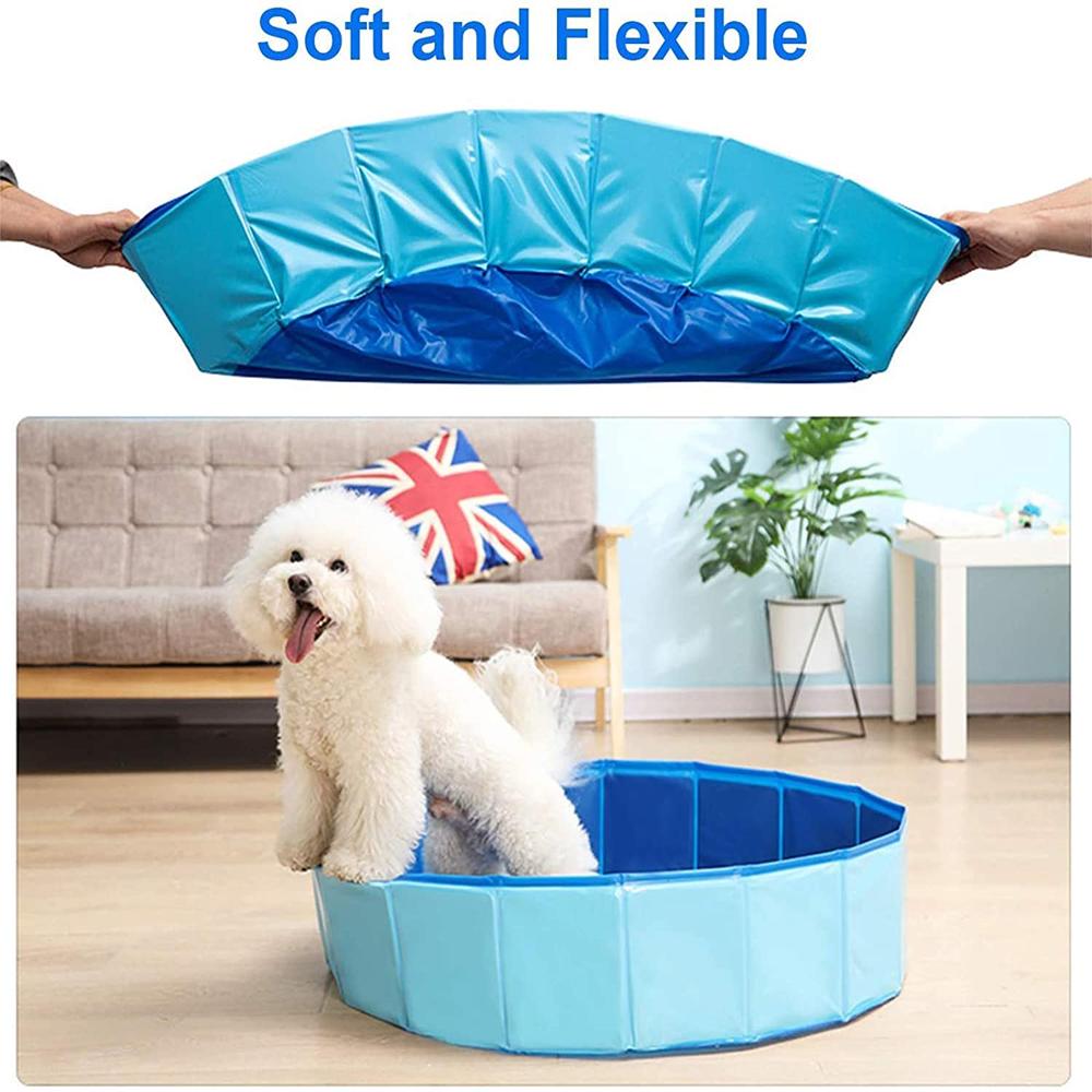 Foldable Pet Bath Outdoor Portable Swimming Pool