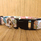 Small Dog Collar and Leash Set or Collar - Donuts Pattern