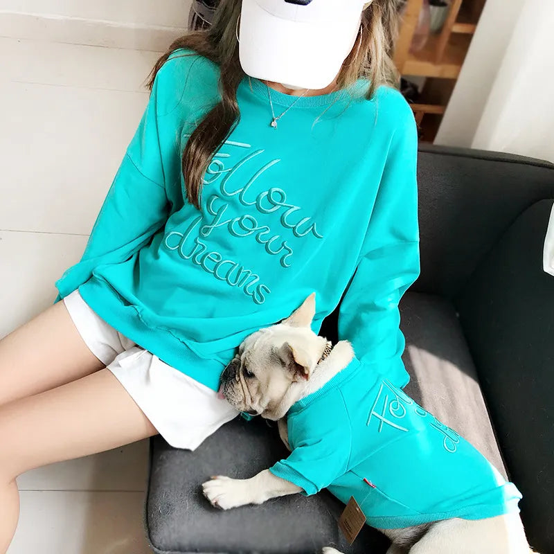 Matching Hoodie Shirt Parent-Child/Pet Clothes