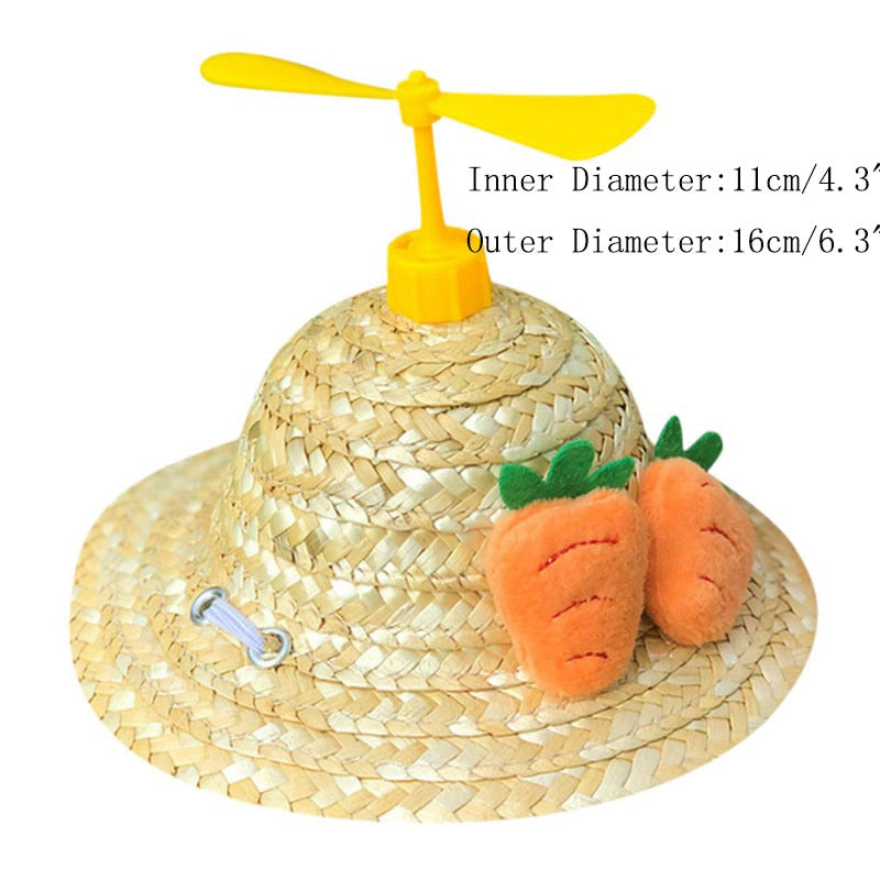 Fashion Pet Woven Straw Hat