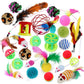 Cat Toys Mouse Balls Feathers Tunnel Sets