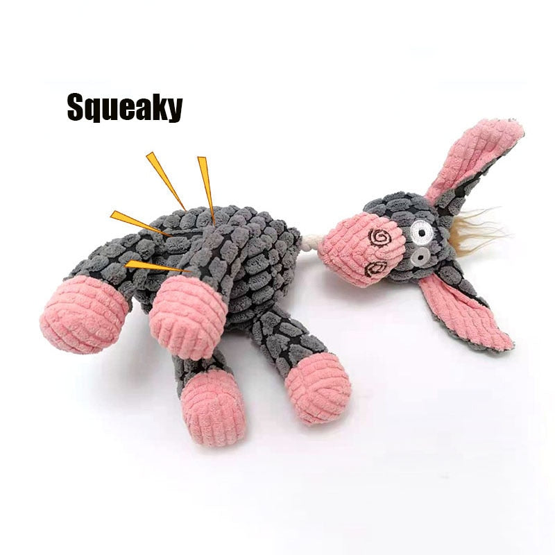 Squeaky Plush Dog Toy