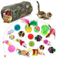 Cat Toys Mouse Balls Feathers Tunnel Sets