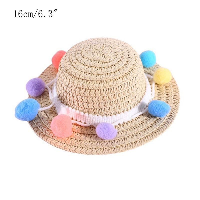 Fashion Pet Woven Straw Hat