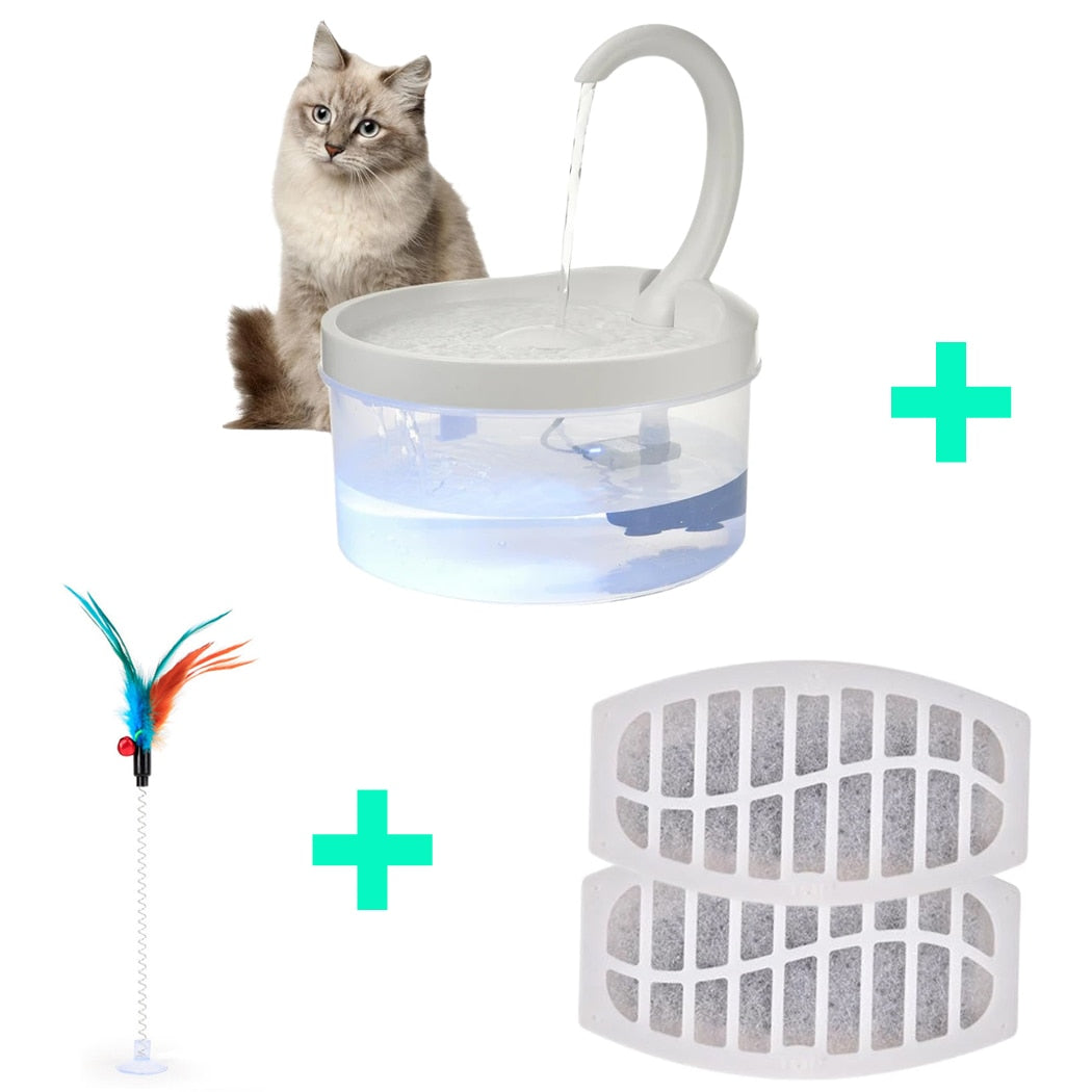 Pet Water Fountain Swan Neck Shaped Cat Water Dispenser