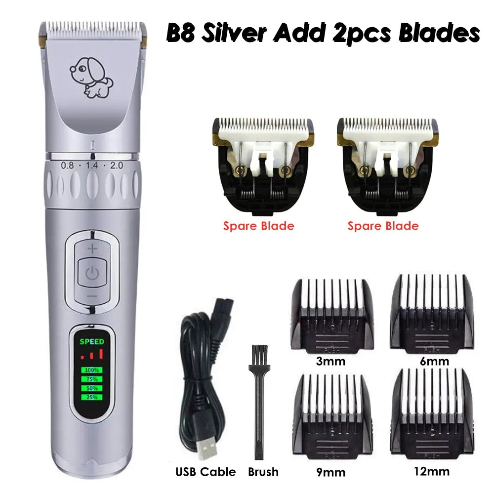 Electrical Pet Clipper Professional Grooming Kit Rechargeable