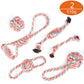 Dog Toy Kit Interactive Chewing Rope Ball Toys Set