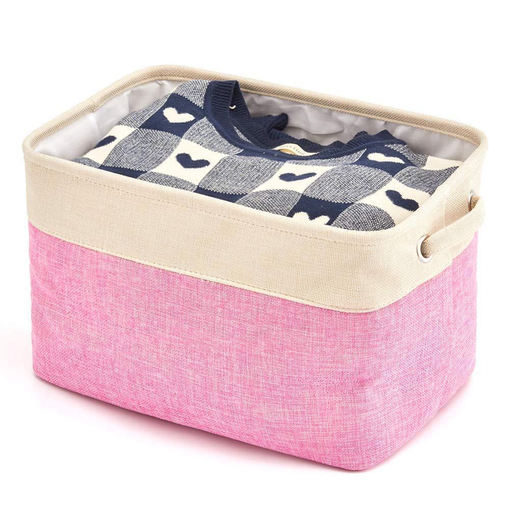 Personalized Pet Dog Toy Storage Basket Canvas