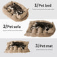 Multifunction Soft Pet Bed Mat 3 IN 1