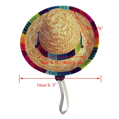 Fashion Pet Woven Straw Hat