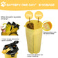 2 in 1 Portable Pet Water/Food Container with Folding Silicone Dog Bowls