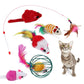 20 Sets Cat Interactive Toy Rainbow Ball Cat Toy