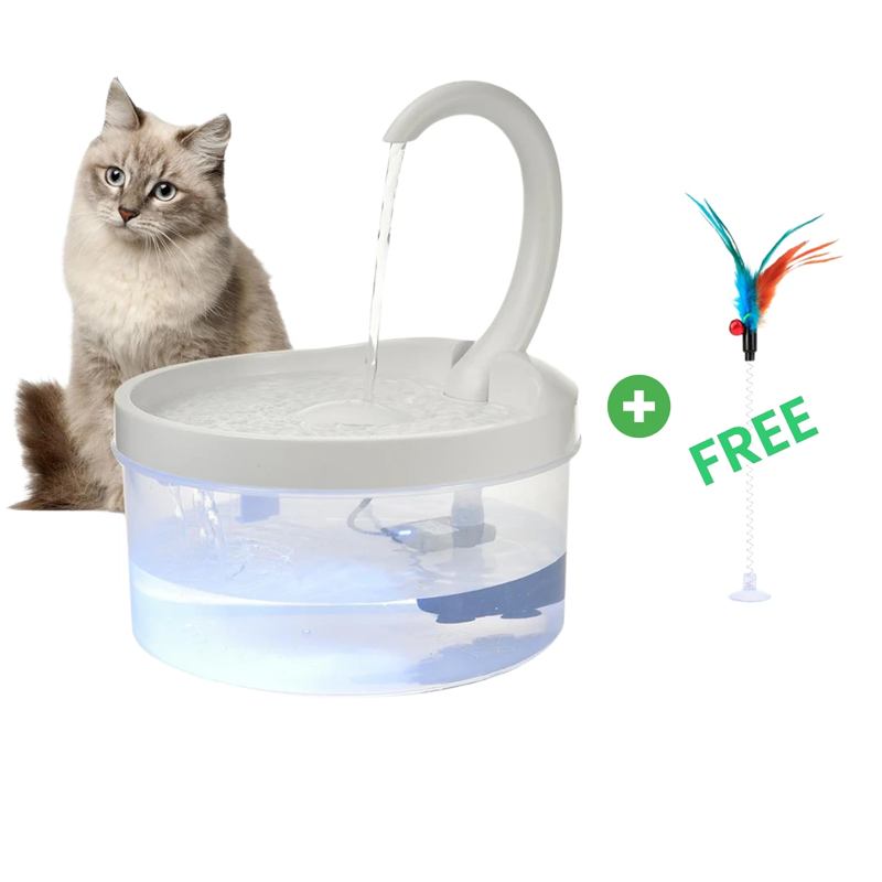 Pet Water Fountain Swan Neck Shaped Cat Water Dispenser