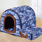 Warm Dog House Comfortable Print Stars Kennel Mat