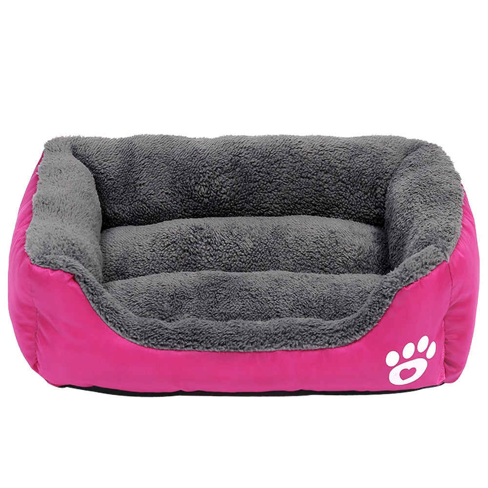 Pet Sofa Dog Bed Soft Fleece & Waterproof Bottom small to 2XL