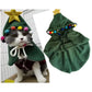 Christmas Tree Style Dog Clothes Pet Dog Cloak