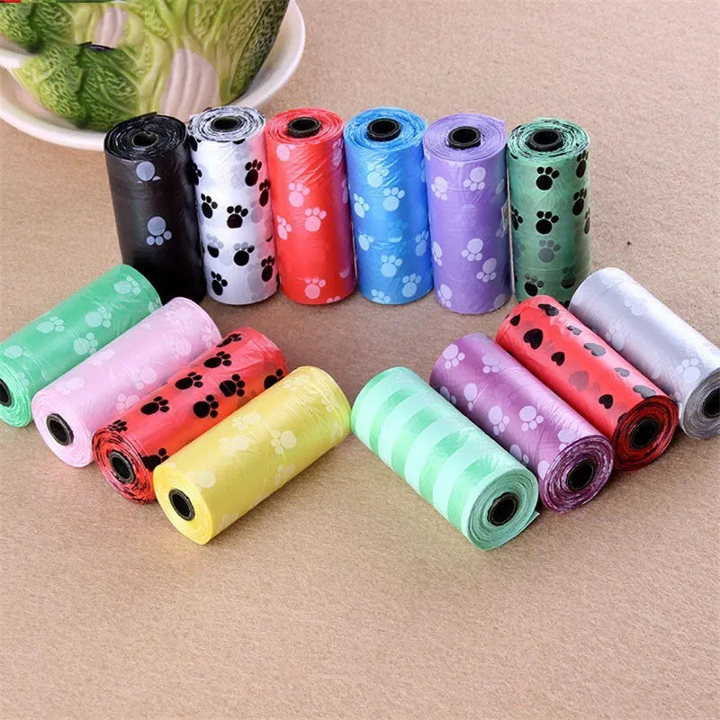 10 Rolls Dog Waste Bag Printing Biodegradable Bag