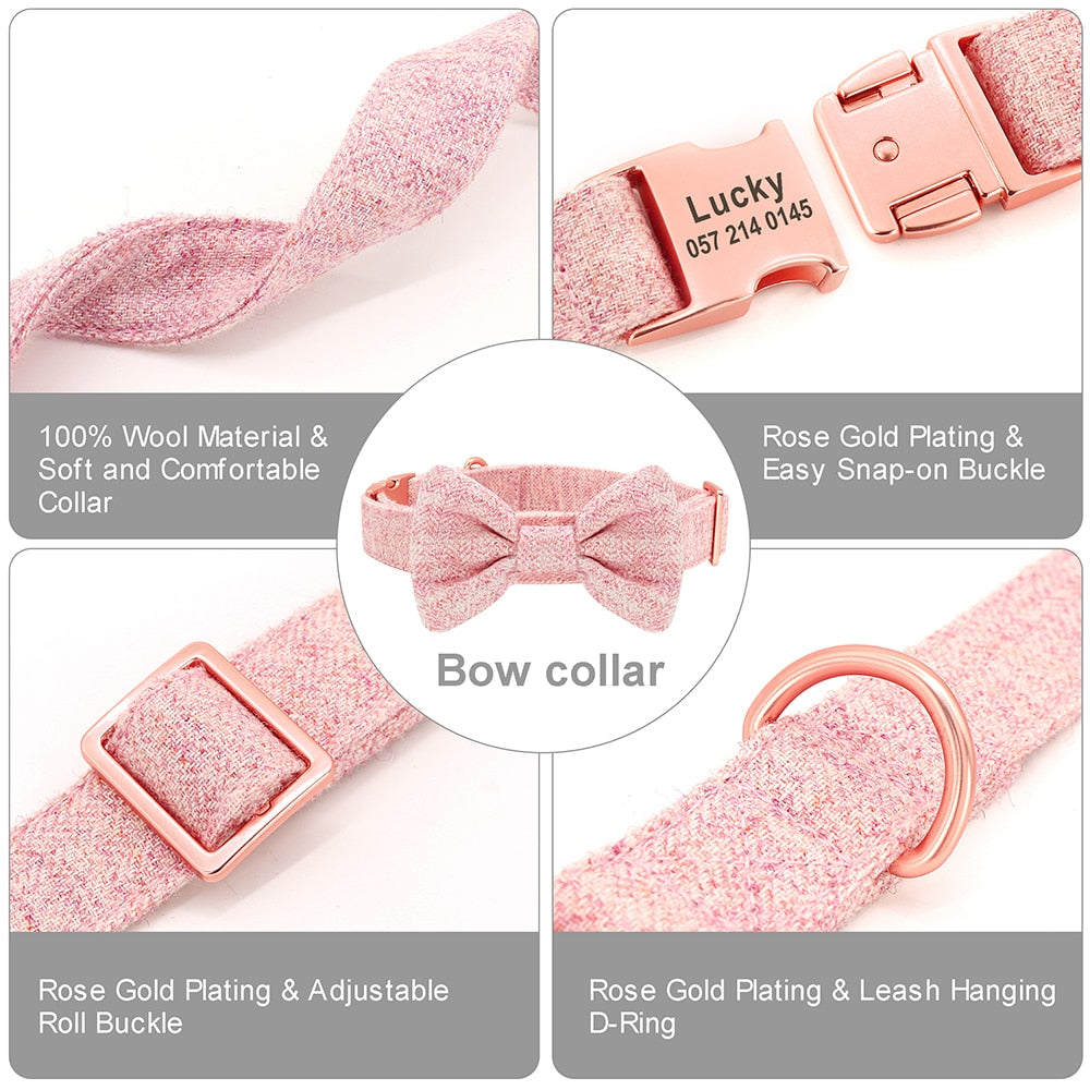 Customized Dog Collar Leash Set High Quality