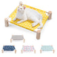 Elevated Cat Hammocks Bed with Wood Canvas