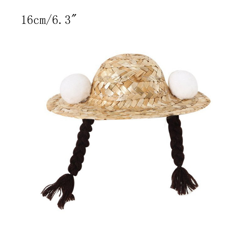 Fashion Pet Woven Straw Hat