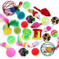 Cat Toys Mouse Balls Feathers Tunnel Sets