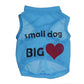 T Shirts Pet Costume Cotton