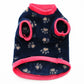 Cute Print Pet Clothes Winter Warm Fleece Pet Coat