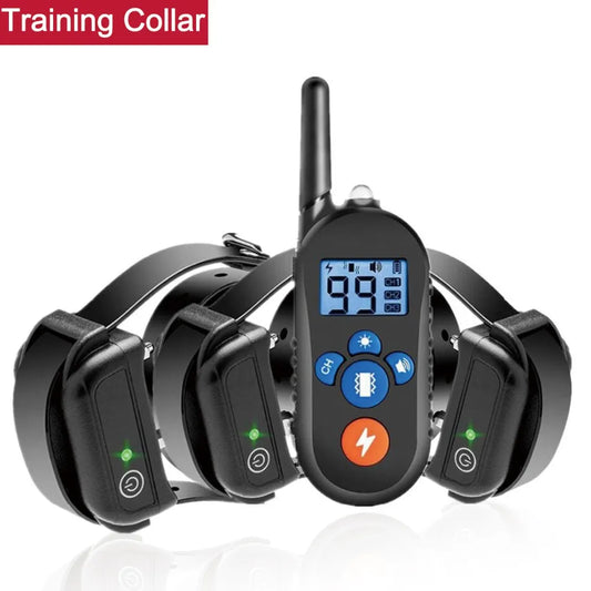 2500 Ft Long Remote Dog Collar Training Device Beep/Vibration Warning Pet Bark Stopper Waterproof Receiver