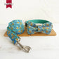 MUTTCO Collection THE LEAF Bow Tie Collar And Leash Set