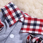 Leisure Plaid Pet Dog Clothes For Small Dogs Outfit POLO Shirt Dog Sweatshirt