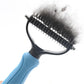 Pet Fur Rake Grooming Brush Comb