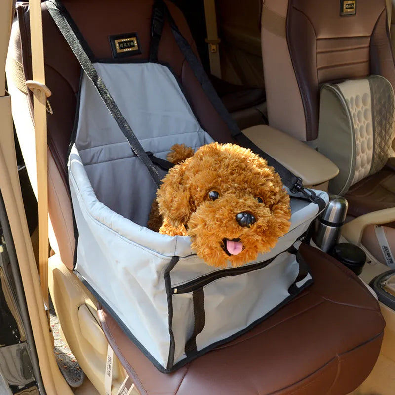 Breathable Pets Carrier Car Seat Basket Safe Travel Carrier