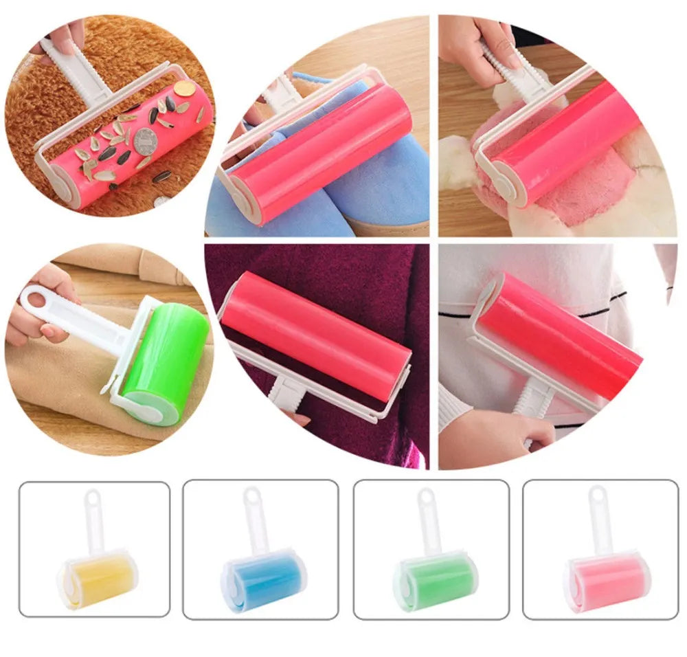 Reusable Washable Lint Roller Sticky Silicone Dust Wiper Pet Hair Remover