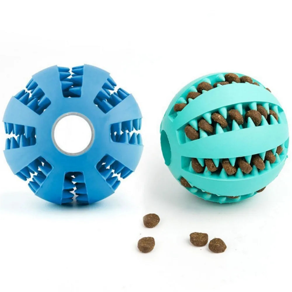 Interactive Pet Feeder Ball and Teeth Cleaner