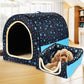 Warm Dog House Comfortable Print Stars Kennel Mat