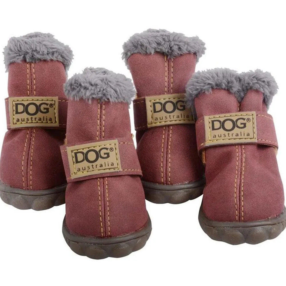 Waterproof Pet Shoes Winter Snow Boots