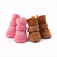 Classic Dog Shoes Winter Warm Pet Shoes For Small Dogs & Cats