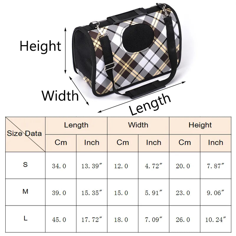 Breathable Pet Dog Carrier for Small Dogs