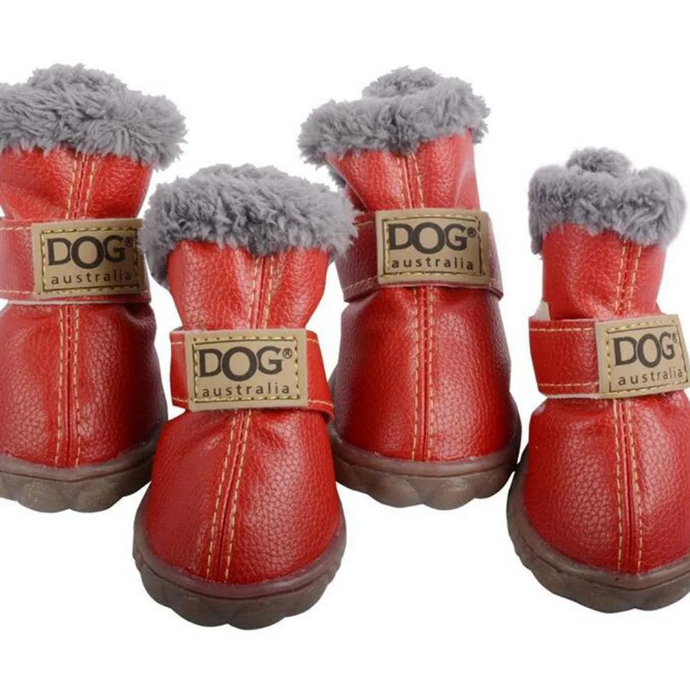 Waterproof Pet Shoes Winter Snow Boots