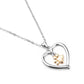 Eudora 925 Sterling Silver Cute Bone & Pawprint Pendant Necklaces