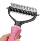 Pet Fur Rake Grooming Brush Comb