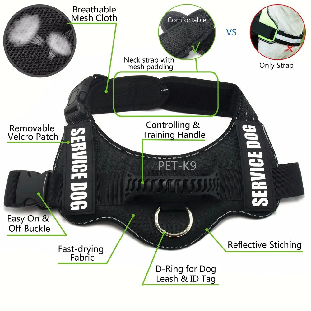 Service Dog Harness, Heavy Duty