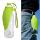 580ml Sport Portable Pet Water Bottle Silicone Travel Dog Bowl