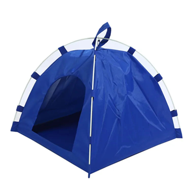 Four-corner pet dog house outdoor Summer Cat dog tent Waterproof Oxford cloth foldable dog bed for small dog and cat pet house